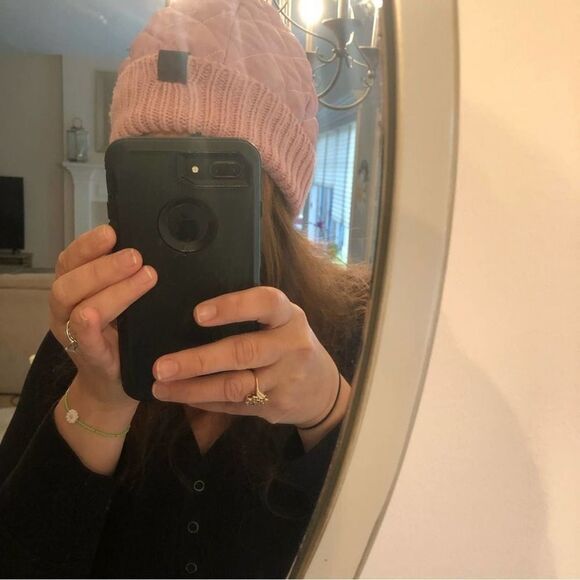 C.C Hat pink. Inside is soft plush. Only tried on. Like new. No tags - Picture 8 of 8